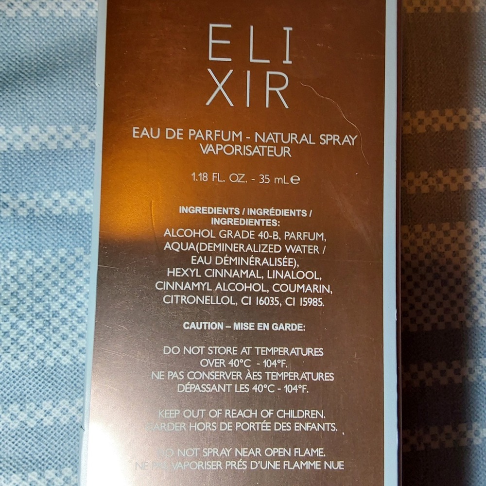 Women's United Scents ELIXIR Eau De Parfum Natural Spray  1.18 oz.‎ NEW - Picture 4 of 7